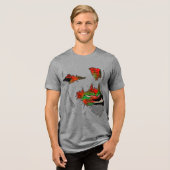 Ongedierte onthulling Tri-Blend shirt (Voorkant volledig)