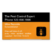 ongediertebestrijder magnetische Visitekaartjes Magnetisch Visitekaartje (Voorkant)