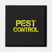 Ongediertebestrijding Exterminator Halloween kostu Magneet (Voorkant)