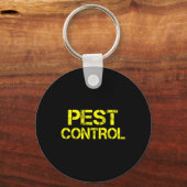 Ongediertebestrijding Exterminator Halloween kostu Sleutelhanger (Voorkant)