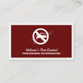 Ongediertebestrijding Exterminator Visitekaartje