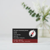 Ongediertebestrijding Exterminator Visitekaartjes (Staand voorkant)