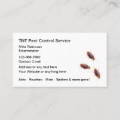 Ongediertebestrijding Exterminator Visitekaartjes (Voorkant)