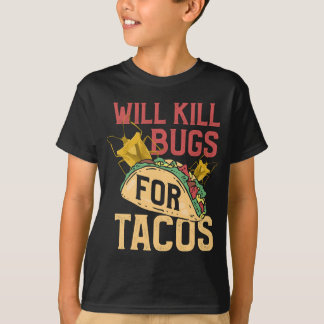 Ongediertebestrijding Grappig Beëindigen Bugs Taco T-shirt