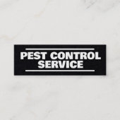 Ongediertebestrijding Kraft Mini Visitekaartje (Voorkant)