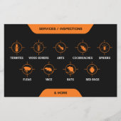 Ongediertebestrijdingsdienst Flyer (Voorkant)