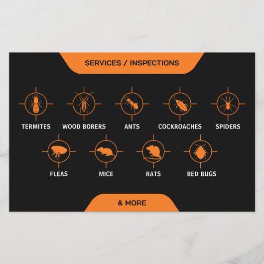 Ongediertebestrijdingsdienst Flyer (Voorkant)