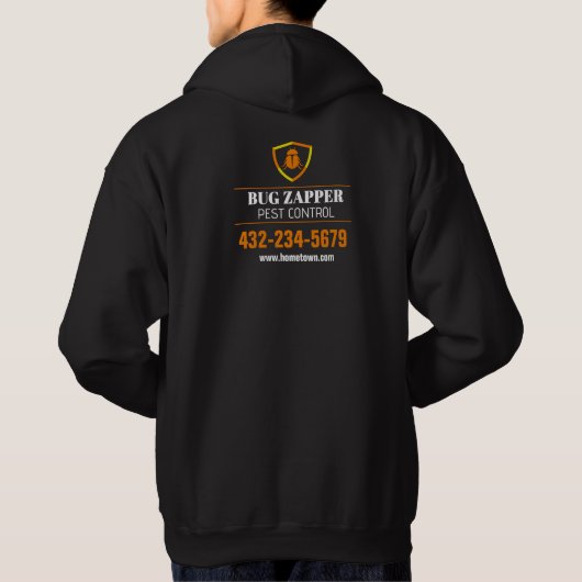 ongediertebestrijdingsdienst hoodie (Achterkant)