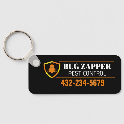ongediertebestrijdingsdienst sleutelhanger (Achterkant)