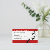 Ongediertebestrijdingsdiensten Modern ontwerp Visitekaartje (Staand voorkant)