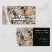 Ongedierteverdelger voor horzels wespen ongedierte visitekaartje (Voorkant / Achterkant)