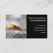 Ongedierteverdelger voor horzels wespen ongedierte visitekaartje (Achterkant)