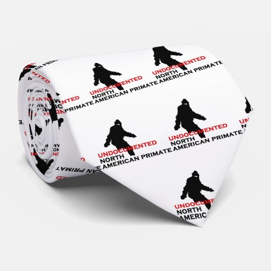 Ongedocumenteerde Noord-Amerikaanse primaat Stropdas (Opgerold)