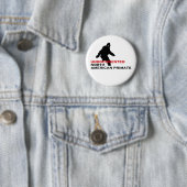 ONGEDOCUMENTEERDE NOORD-AMERIKAANSE PRIMAIRE Butto Ronde Button 5,7 Cm (In situ)