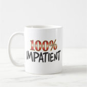 Ongeduldig 100 % koffiemok (Links)