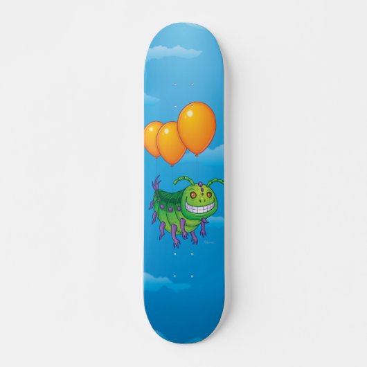 Ongeduldig Caterpillar skateboard (Voorkant)