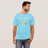 Ongeduldig sarcastisch noch de tijd noch de potlod t-shirt (Voorkant volledig)