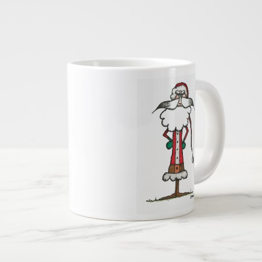 Ongeduldige Kerstman Grote Koffiekop (Voorkant rechts)