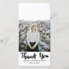 Ongedwongen Afstudeerdank Je Bedankkaart