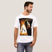 Ongeëigende beroemde pokerkunst die het zakgeld on t-shirt (Voorkant volledig)