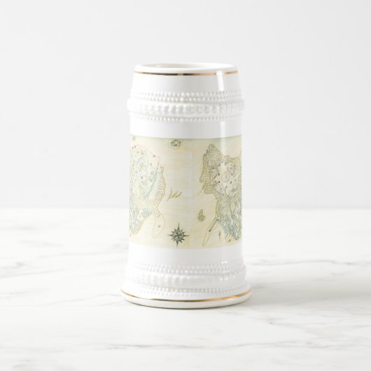 Ongeëtiketteerde kaart van Trino Bierpul (Center)