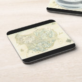 Ongeëtiketteerde kaart van Trino Drankjes Onderzetter (Linkerzijde)