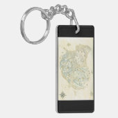 Ongeëtiketteerde kaart van Trino Sleutelhanger (Voorkant Links)