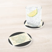 Ongeëtiketteerde kaart van Trino Zandsteen Onderzetter (Zijkant)