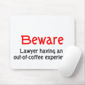 Ongeëvenaarde advocaat Mousepad Muismat (Met muis)