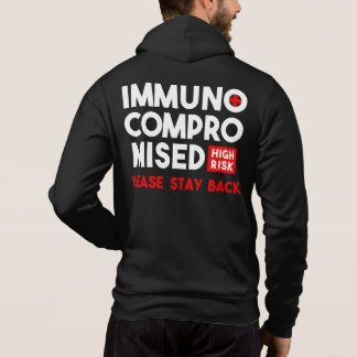 Ongeëvenaarde hoge risico's Blijf terug Hoodie