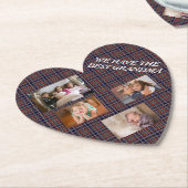 Ongeëvenaarde liefde oma aanraken eerbetoon gespee kartonnen onderzetters (Gekanteld)