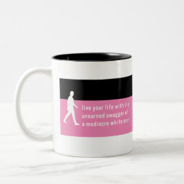 Ongeëvenaarde Swagger van Mediocre Witte Kerel/Mac Tweekleurige Koffiemok