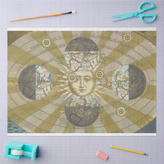 Ongeëvenaarde zon- en motorpapier tissuepapier (Craft)