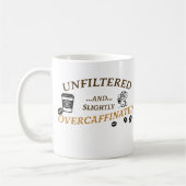 Ongefilterde en licht overcafeïnehoudende Mok (Links)