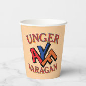 Ongeglaceerde Varagan Papieren Beker (Achterkant)