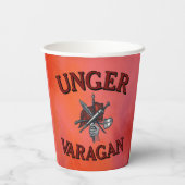 Ongeglaceerde Varagan Papieren Beker (Achterkant)