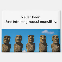 Ongehoorzaam Easter Island Toeristische Koelkastma Magneet