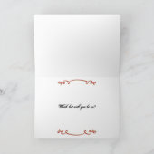 Ongehoorzaam en Nice Feestdagen Kaart (Binnen)