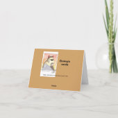 Ongehoorzaam is de nieuwe aardige kaart (Achterkant)