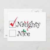 Ongehoorzaam Nice Feestdagenkaart (Voorkant / Achterkant)