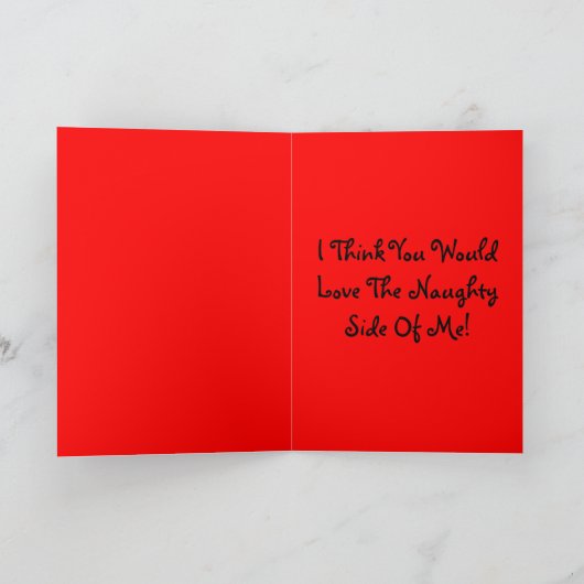 Ongehoorzaam of Nice - de Verticaal van het Feestdagen Kaart (Binnen)