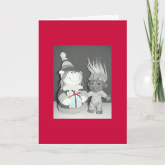 Ongehoorzaam of Nice Feestdagen Kaart