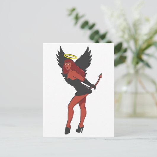 ONGEHOORZAAM OF NICE FEESTDAGENKAART (Staand voorkant)