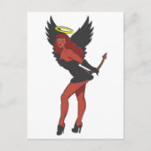 ONGEHOORZAAM OF NICE FEESTDAGENKAART (Voorkant)