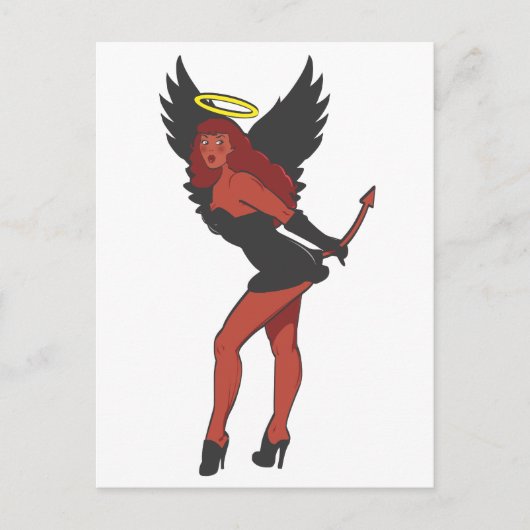 ONGEHOORZAAM OF NICE FEESTDAGENKAART (Voorkant)