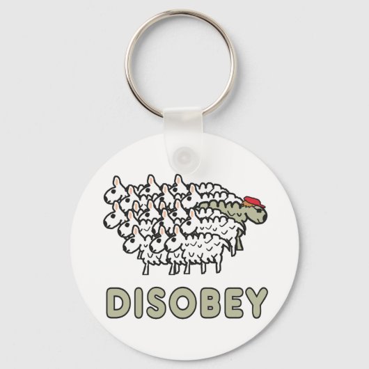 Ongehoorzaam Sleutelhanger (Voorkant)