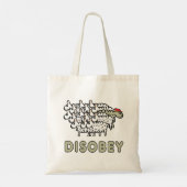 Ongehoorzaam Tote Bag (Achterkant)