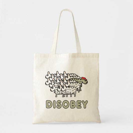 Ongehoorzaam Tote Bag (Voorkant)