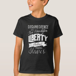 Ongehoorzaamheid - Henry David Thoreau Quote T-shirt