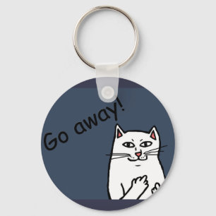 Ongehoorzame Kat Sleutelhanger